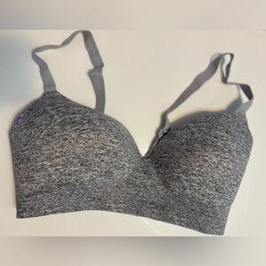 Soma Gray 36D Enbliss Wireless Back Closure Stretch Adjustable Straps Bra